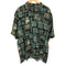 ナチュラルイシュー NATURAL ISSUE 90S 総柄 レーヨン S/S レギュラーカラー シャツ メンズ import:XL