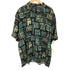 ナチュラルイシュー NATURAL ISSUE 90S 総柄 レーヨン S/S レギュラーカラー シャツ メンズ import:XL