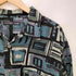 ナチュラルイシュー NATURAL ISSUE 90S 総柄 レーヨン S/S レギュラーカラー シャツ メンズ import:XL