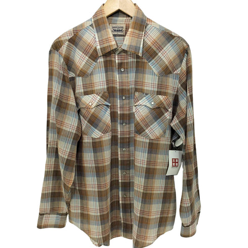 リーバイス Levis 韓国製 白タブ ウエスタンチェックシャツ メンズ import:L