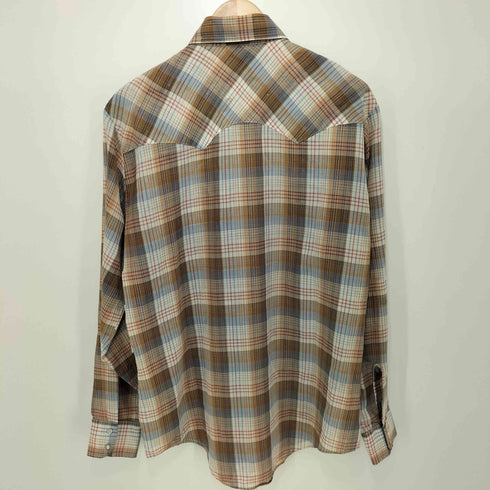 リーバイス Levis 韓国製 白タブ ウエスタンチェックシャツ メンズ import:L