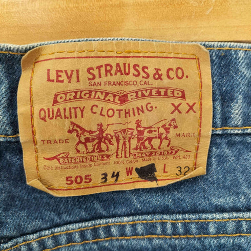 リーバイス Levis 90S USA製 546刻印 501 ボタンフライデニム メンズ W36/L32