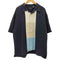 ジョージ GEORGE 90S S/S オープンカラー カラーブロック シャツ メンズ import:XL