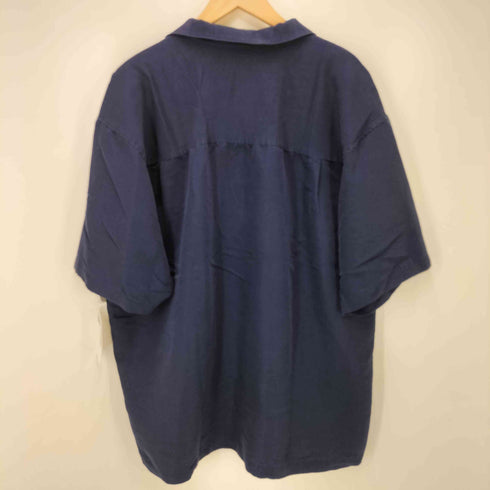 ジョージ GEORGE 90S S/S オープンカラー カラーブロック シャツ メンズ import:XL