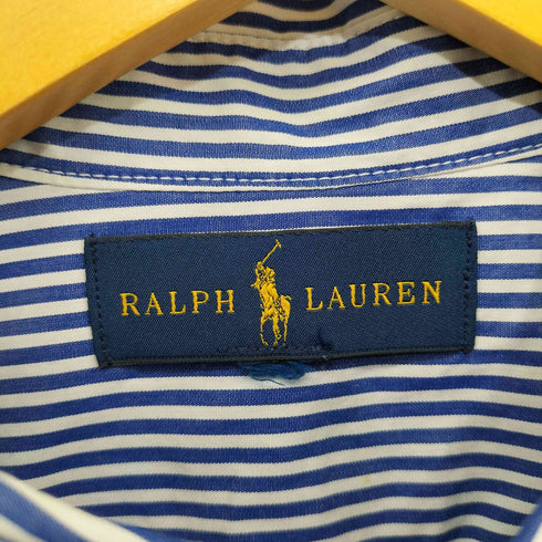 ラルフローレン RALPH LAUREN ポニー刺繍 ストライプ L/Sボタンダウンシャツ レディース