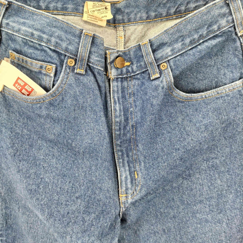 カーハート Carhartt B17 DST RELAXED-FIT TAPERED-LEG DENIM PANTS メンズ 34/34