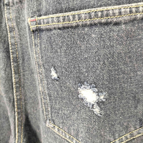pinue ダメージタックデニムパンツ レディース JPN:M