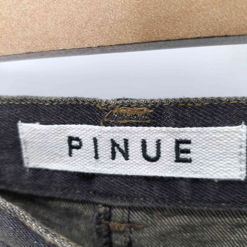pinue ダメージタックデニムパンツ レディース JPN:M