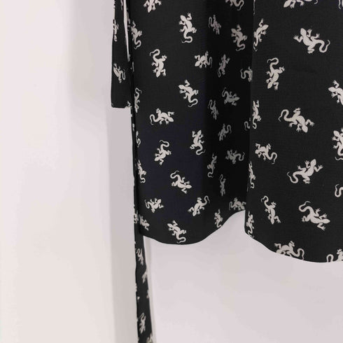アニエスベー agnes b. PARIS フランス製 リザード S/Sワンピース レディース JPN:38
