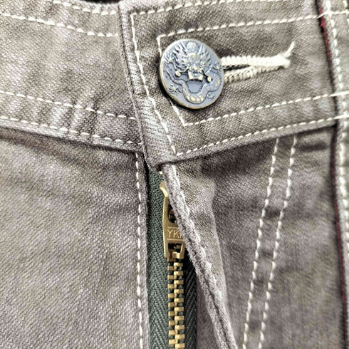ヴィヴィアンタム VIVIENNE TAM 00S 龍刺繍 クロップドデニムパンツ レディース JPN:0