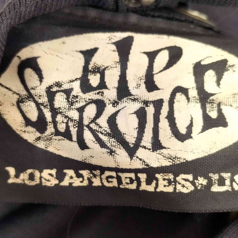 リップサービス LIP SERVICE USA製 バックレース クロップド ジップアップ ベスト レディース import:L