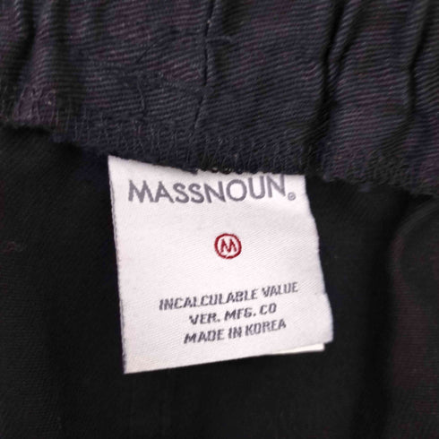 マスノウン MASSNOUN ドローコード ストラップ カーゴ ショーツ パンツ メンズ JPN:M