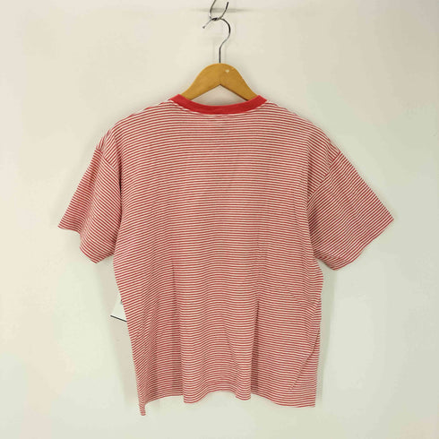 ヘインズ Hanes USA製 ボーダー柄クルーネックTシャツ メンズ JPN:M