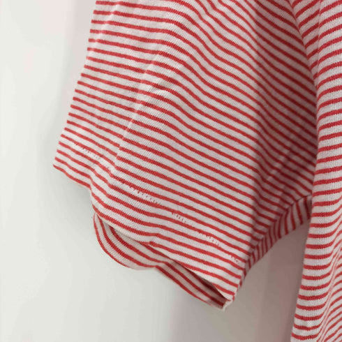 ヘインズ Hanes USA製 ボーダー柄クルーネックTシャツ メンズ JPN:M