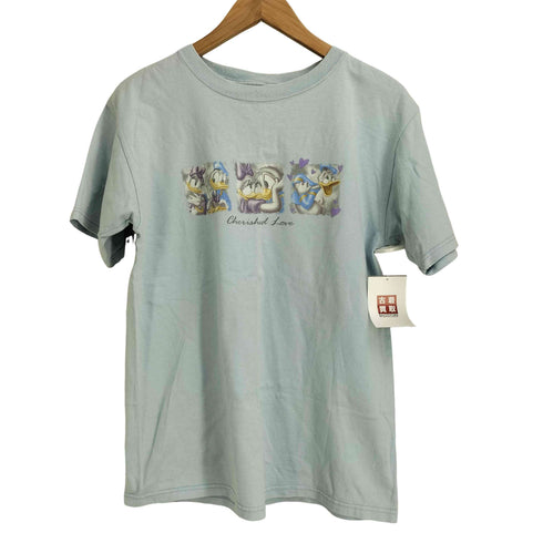 00s メキシコ製 クルーネック キャラクタープリント 半袖 Tシャツ レディース import:S