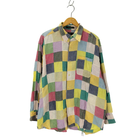 オービス ORVIS 90S パッチワークシャツ メンズ JPN:XL