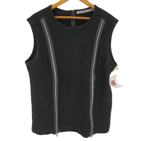 ジョンローレンスサリバン JOHN LAWRENCE SULLIVAN UNEVEN JERSEY ZIPPED SL メンズ