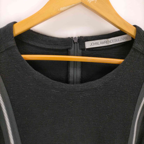ジョンローレンスサリバン JOHN LAWRENCE SULLIVAN UNEVEN JERSEY ZIPPED SL メンズ
