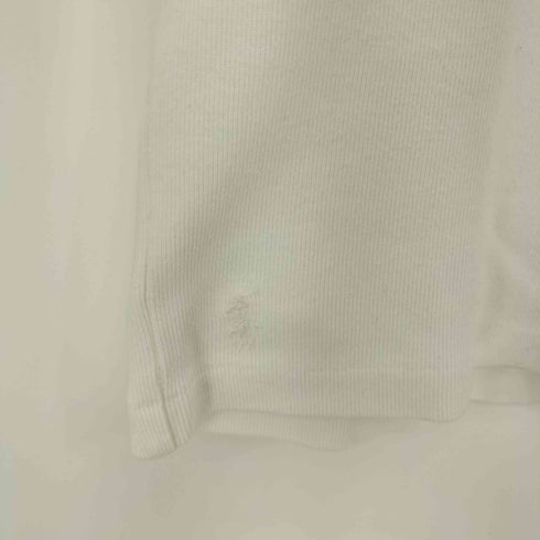 ラルフローレン RALPH LAUREN リブ Tシャツ 裾同色ポニー レディース import:M