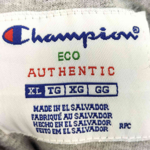 チャンピオン Champion ECO AUTHENTIC ロゴ刺繍 クルーネック スウェット メンズ import:XL
