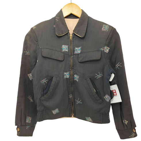tailored by julmor 50s~70s 棒TALON総柄リバーシブルジャケット レディース 14