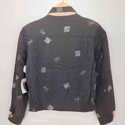 tailored by julmor 50s~70s 棒TALON総柄リバーシブルジャケット レディース 14