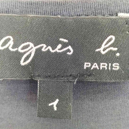 アニエスベー agnes b. カットソー地 フレンチスリーブブラウス レディース JPN:1