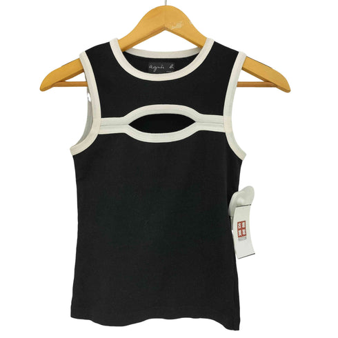 アニエスベー agnes b. カットアウト タンクトップ レディース JPN:1