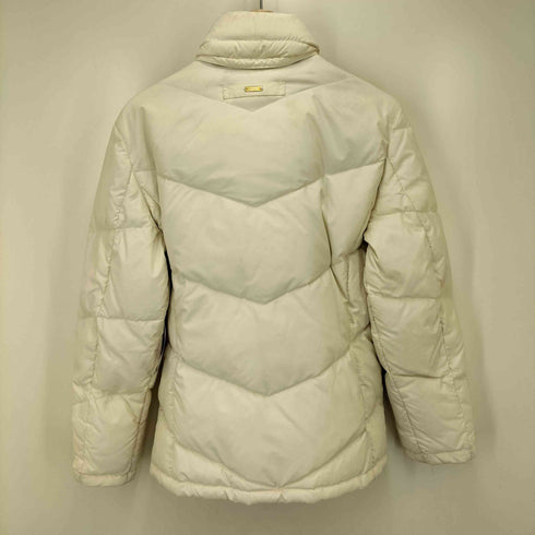 トミーヒルフィガー TOMMY HILFIGER 00S 裏地 ストライプ 比翼 ジップアップ ダウン ジャケット レディース import:M