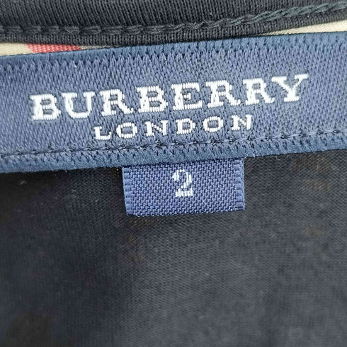 バーバリーロンドン BURBERRY LONDON フリル ヘンリーネック Tシャツ レディース 2