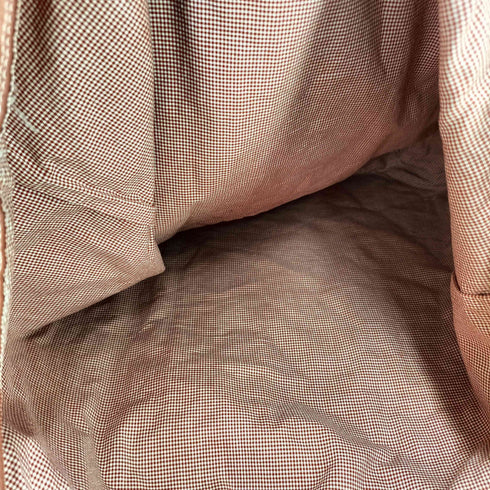ピンクハウス PINK HOUSE 裏地チェック ロゴプリント トートバッグ レディース
