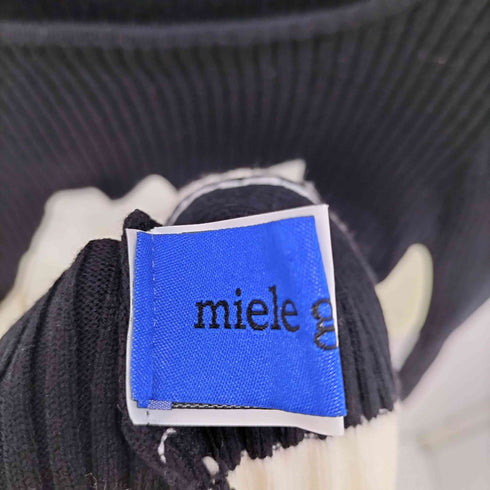 miele grande 立体フリル リブニットプルオーバー レディース