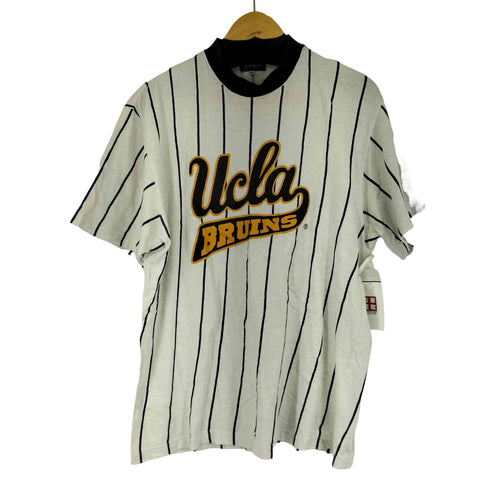 ユーシーエルエー UCLA フロントプリントストライプ S/S Tシャツ メンズ LA