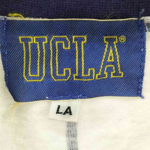 ユーシーエルエー UCLA フロントプリントストライプ S/S Tシャツ メンズ LA