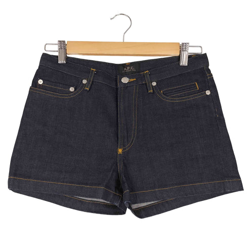 アーペーセー A.P.C. ジップフライ デニム ショーツ ショートパンツ レディース S