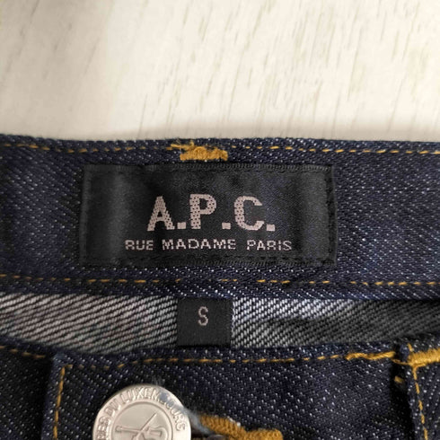 アーペーセー A.P.C. ジップフライ デニム ショーツ ショートパンツ レディース S