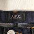 アーペーセー A.P.C. ジップフライ デニム ショーツ ショートパンツ レディース S