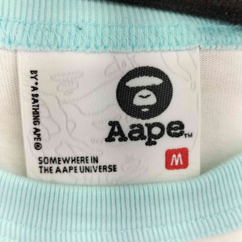 エーエイプバイアベイシングエイプ AAPE BY A BATHING APE FANCY LONG TEEラグランTシャツ メンズ JPN:M