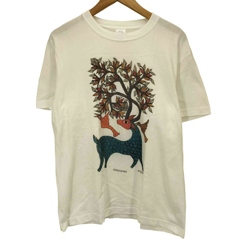 UNITED ATHLE ボディ ゴンド アート プリント S/S クルーネック Tシャツ メンズ JPN:M