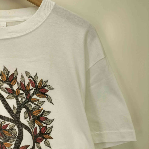 UNITED ATHLE ボディ ゴンド アート プリント S/S クルーネック Tシャツ メンズ JPN:M