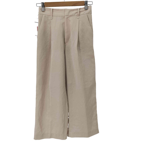 ユナイテッドアローズグリーンレーベルリラクシング UNITED ARROWS green label relaxing サテン スラックス パンツ レディース 38