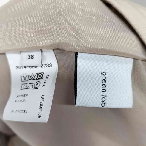 ユナイテッドアローズグリーンレーベルリラクシング UNITED ARROWS green label relaxing サテン スラックス パンツ レディース 38
