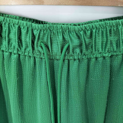 ユナイテッドアローズグリーンレーベルリラクシング UNITED ARROWS green label relaxing ブロークンサテン パンツ レディース