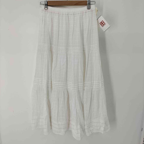 ユナイテッドアローズグリーンレーベルリラクシング UNITED ARROWS green label relaxing ピンタック ティアード スカート レディース FREE