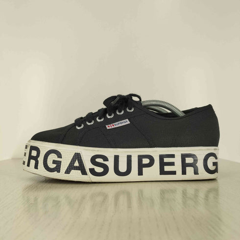 スペルガ SUPERGA 2790-COTW OUTSOLE LETTERING 厚底スニーカー レディース EUR:39