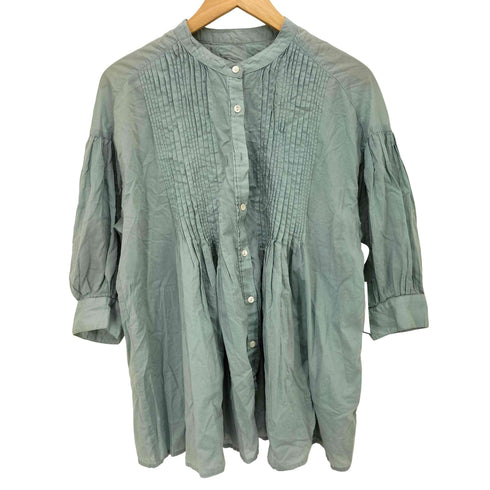 フリークスストア FREAKS STORE 24SS インドボイル ピンタック 7分袖ブラウス シアーブラウス レディース FREE