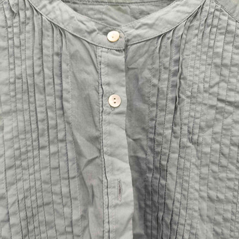 フリークスストア FREAKS STORE 24SS インドボイル ピンタック 7分袖ブラウス シアーブラウス レディース FREE