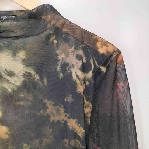ザラ ZARA 総柄 シアー トップ セカンド スキン レディース import:L