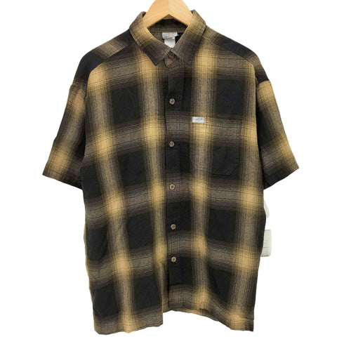 キャルトップ CALTOP USA製 S/S オンブレチェック シャツ メンズ