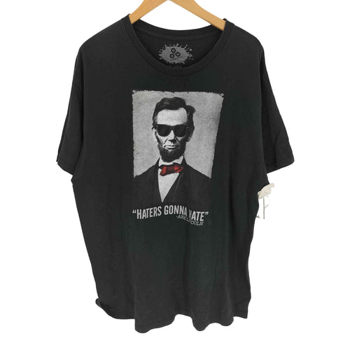 DOM ボディ HATERS GONNA HATE 人物 プリント S/S クルーネック Tシャツ メンズ import:XL